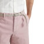 BRUNELLO CUCINELLI BRAIDED SUEDE BELTS
