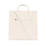 COURREGES HERITAGE LEATHER TOTE BAG
