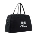 COURREGES HERITAGE LEATHER WEEKENDER BAG