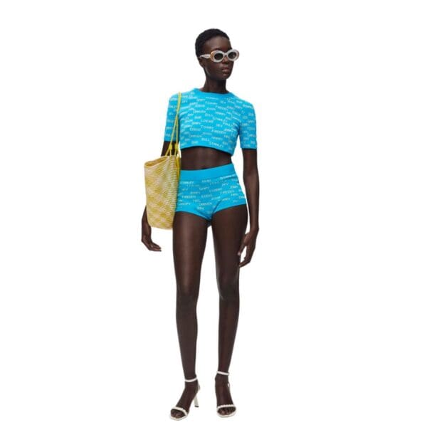 LOEWE CROPPED COTTON SWEATER