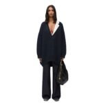 LOEWE OVERSIZED CASHMERE AND MOHAIR SWEATER