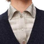 LOEWE TROMPE LOEIL SWEATER IN WOOL AND SILK
