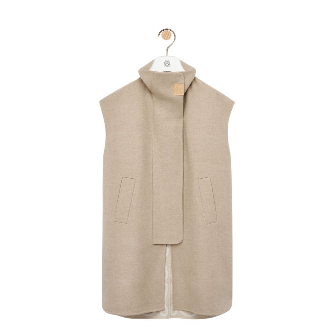 LOEWE WOOL CAPE COAT