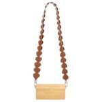 FENG CHEN WANG BLACK STRAP SMALL BAMBOO BAG