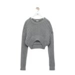 LOEWE WOOL CROP SWEATER