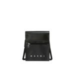 MARNI BLACK POUCH WITH SHOELACE STRAP