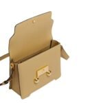 MARNI CAMEL LEATHER TRUNKAROO MEDIUM SHOULDER BAG