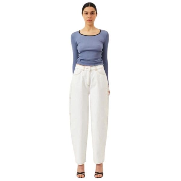 SAKS POTTS HELLE JEANS — WHITE