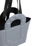 MARNI GREY LEATHER SWEEDY SMALL TOTE BAG