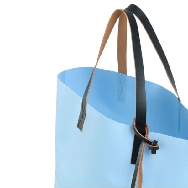 MARNI LIGHT BLUE OPEN SHOPPER WITH MARNI TAG