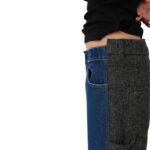 SAKS POTTS HIK PANTS — INDIGOHERRINGBONE GREY