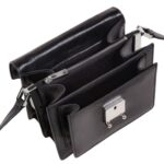 MARNI TRUNK SOFT MINI BAG IN BLACK LEATHER