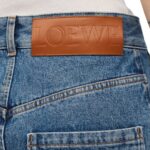 LOEWE ANAGRAM BAGGY JEANS IN DENIM