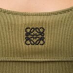 LOEWE ANAGRAM TANK TOP IN COTTON WITH STRAP