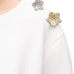 LOEWE ASYMMETRIC COTTON BLEND T SHIRT