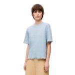 LOEWE BOXY FIT COTTON BLEND T SHIRT