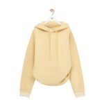 LOEWE DRAPED COTTON HOODIE