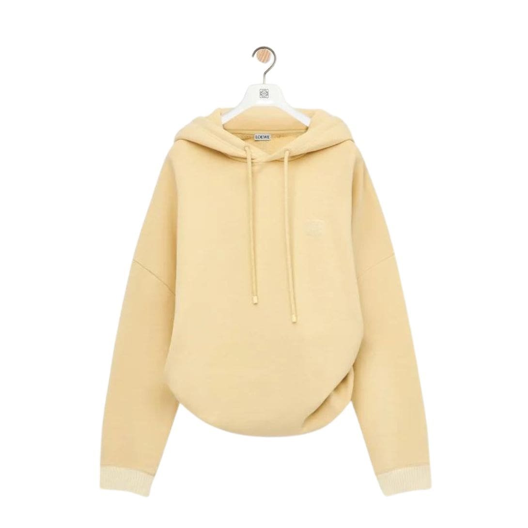 LOEWE DRAPED COTTON HOODIE