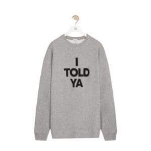 LOEWE RELAXED FIT COTTON SWEATSHIRTS