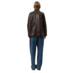 SAKS POTTS BABA JACKET BROWN CROCO