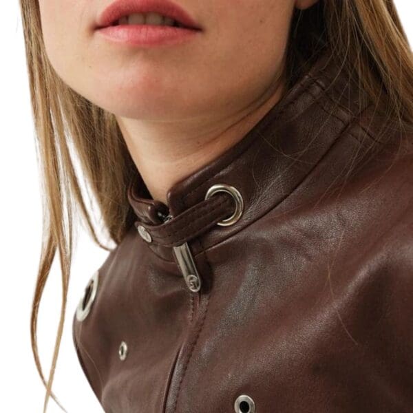SAKS POTTS LAUREN JACKET CHESTNUT