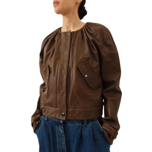 SAKS POTTS MARGRETHA JACKET BROWN