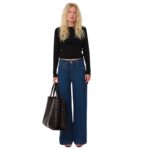 SAKS POTTS HIK PANTS — INDIGOHERRINGBONE GREY