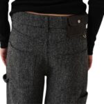 SAKS POTTS HIK PANTS — INDIGOHERRINGBONE GREY