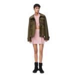 LOEWE CROP CARDIGAN IN TECHINAL KNIT