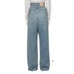 LOEWE BUSTIER HIGH WAISTED JEANS IN DENIM