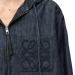 LOEWE DENIM HOODED JACKET