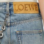 LOEWE CHAIN JEANS IN DENIM