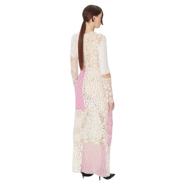 MARINE SERRE REGENERATED CROCHET SLEEVELESS PULLOVER