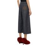 LOEWE CROPPED TROUSERS IN DENIM
