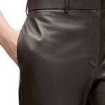 LOEWE BOOTLEG TROUSERS IN NAPPA LAMBSKIN