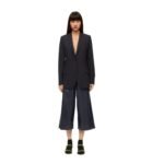 LOEWE CROPPED TROUSERS IN NAPPA LAMBSKIN