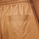 LOEWE CROPPED TROUSERS IN NAPPA LAMBSKIN
