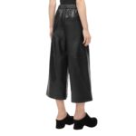 LOEWE PUZZLE FOLD CROPPED TROUSERS IN NAPPA LAMBSKIN