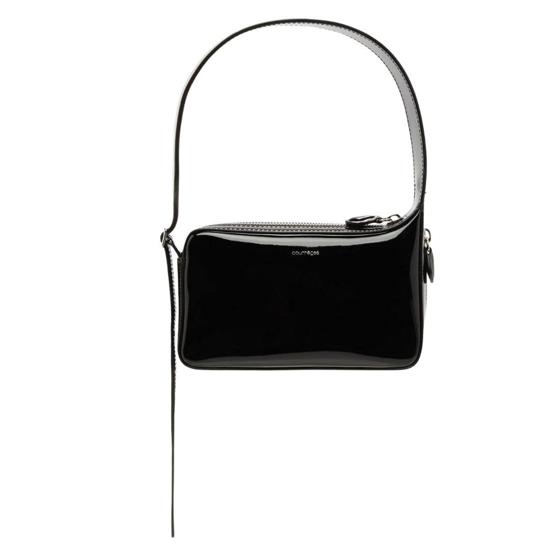 COURREGES RACER CAMERA VARNISHED BAG 1 COURREGES RACER CAMERA VARNISHED BAG