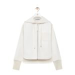 LOEWE HOODED JACKET IN NAPPA LAMBSKIN