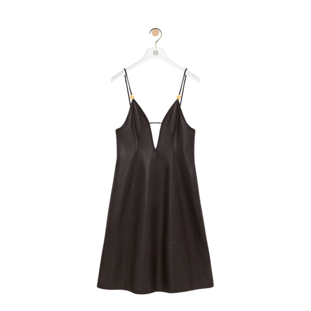 LOEWE STRAPPY DRESS IN NAPPA LAMBSKIN