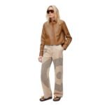 LOEWE TRAPEZE SHIRT IN NAPPA LAMBSKIN