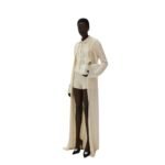 MAGDA BUTRYM BOUCLE KNIT DUSTER CARDIGAN IN CREAM
