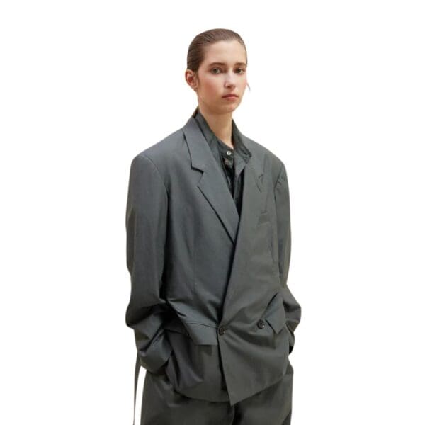 LEMAIRE BELTED LIGHT TAILORED JACKET