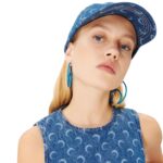 MARINE SERRE DEADSTOCK DENIM MINI DRESS