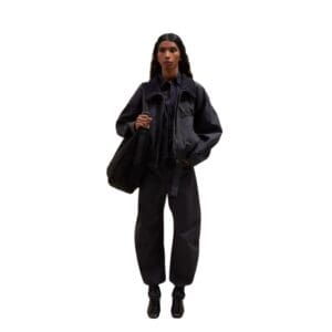 LEMAIRE DOUBLE LAYER BLOUSON WITH RIB