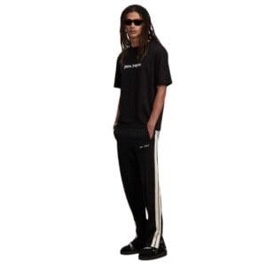 PALM ANGELS LOGO TRACK PANTS
