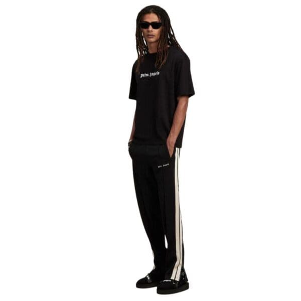 PALM ANGELS LOGO TRACK PANTS