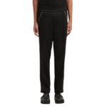 PALM ANGELS MONOGRAM POCKETS BLACK PANTS