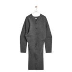 LOEWE DRAPED COAT IN WOOL BLEND